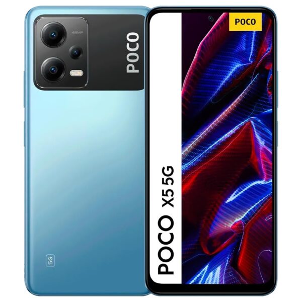 Celular Xiaomi POCO X5 5G 6GB de RAM / 128GB / Tela 6.6" / Dual Sim - Azul