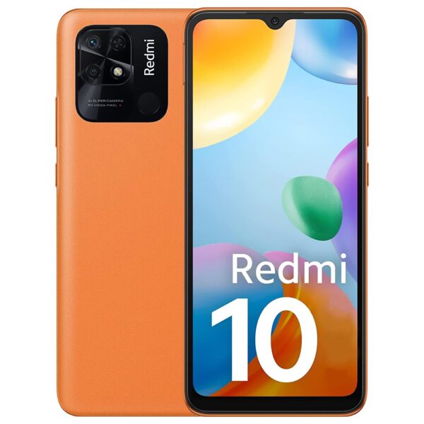 Celular Xiaomi Redmi 10 4GB de RAM / 64GB / Tela 6.71" / Dual Sim LTE - Sunrise Naranja (India)