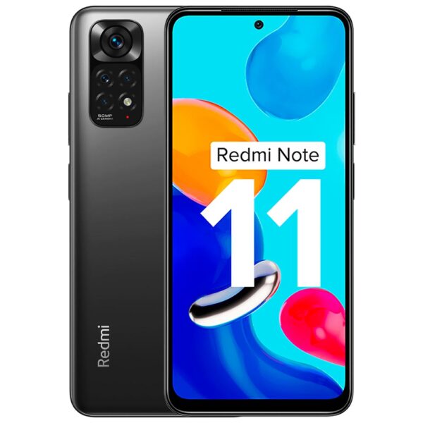 Celular Xiaomi Redmi Note 11 6GB de RAM / 128GB / Display 6.6" / Dual Sim - Space Preto (India)