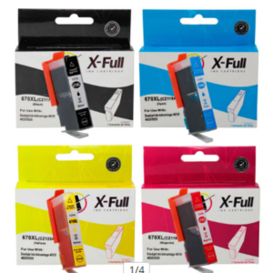 Kit de 4 cartuchos compatibles 670xl Advantage 3525 4615 4625 5525